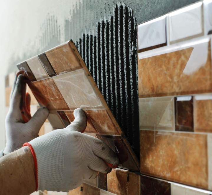 Carrelage mural décoratif à Rochefort